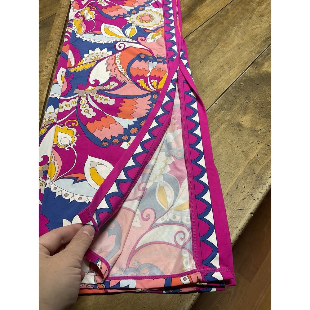 Trina Turk Multicolor Sevilla Swim Coverup Pants Size Small NWT - Picture 10 of 10